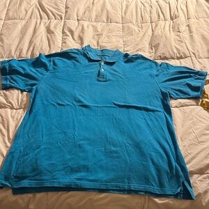 Gently Used Foot Locker Men's Blue Polo Shirt